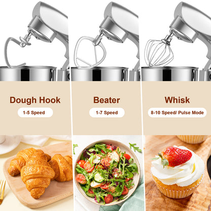 HOWROK 5.5 Quart Tilt-head Stand Mixer with  LED Display