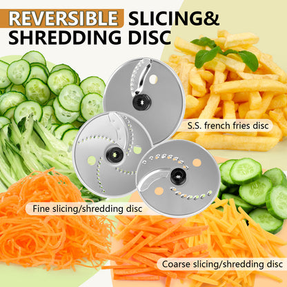 HOWORK 12CUP Food Processor with LED display